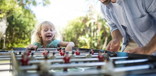 Villas with games facilities